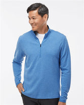 Men's 3-Stripes Quarter-Zip Sweater Pullover - A554